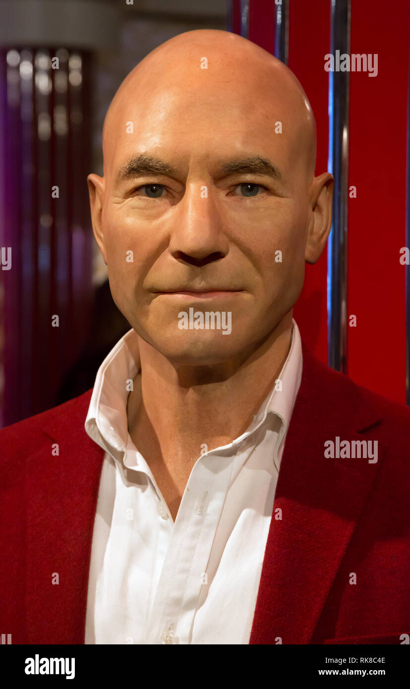 Patrick Stewart In Madame Tussauds Of London Stock Photo Alamy