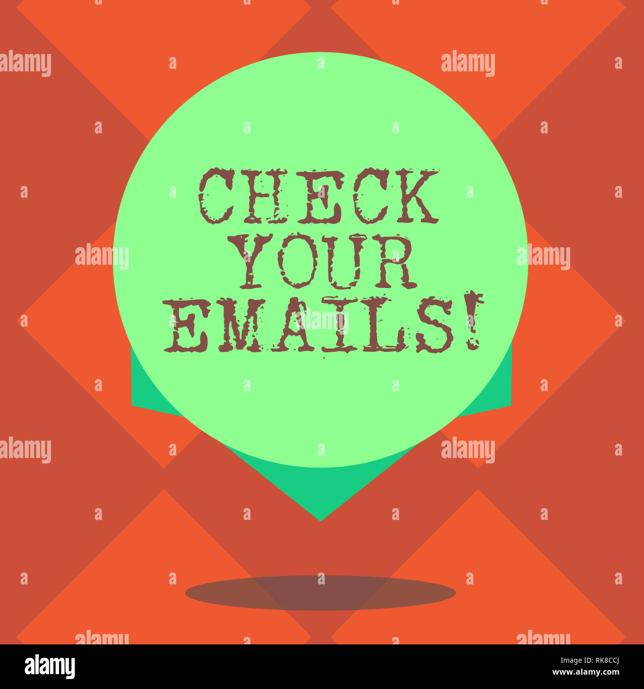 Handwriting text writing Check Your Emails. Concept meaning have look at your inbox to see new