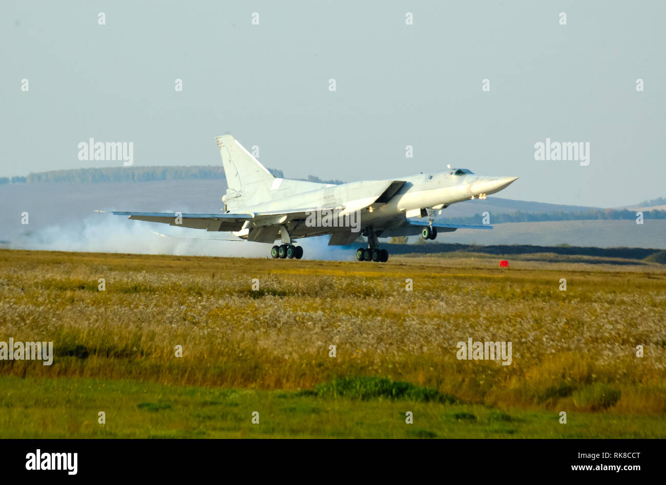 Moscow, Russia February 23, 2012 Tu160 strategic bomber of the