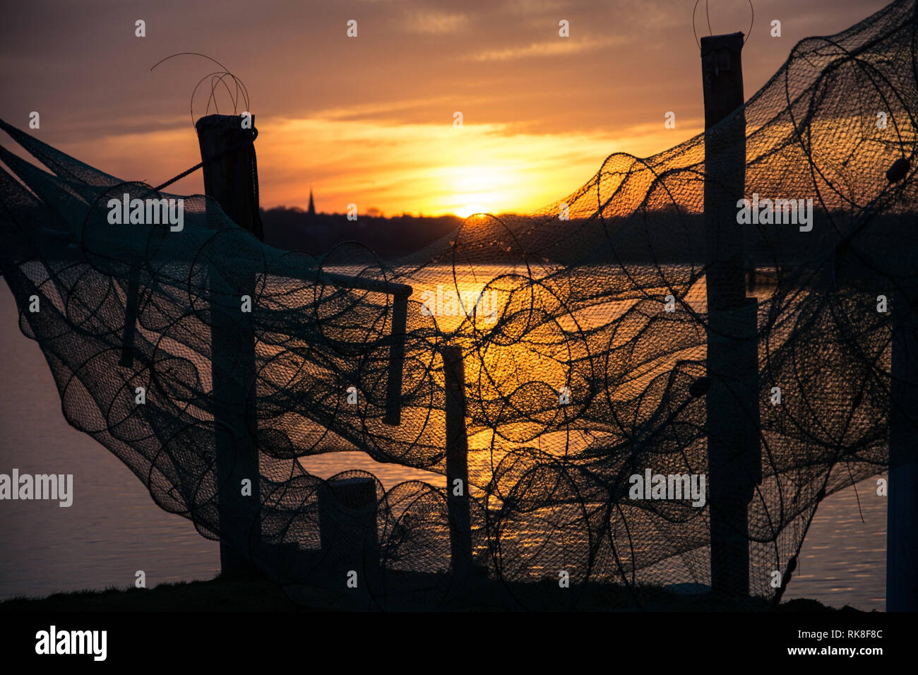 A fish trap is a stationary trap used for fishing Stock Photo Alamy