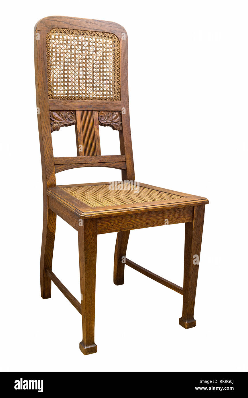 Vintage antique Chair isolated on white background Stock Photo - Alamy