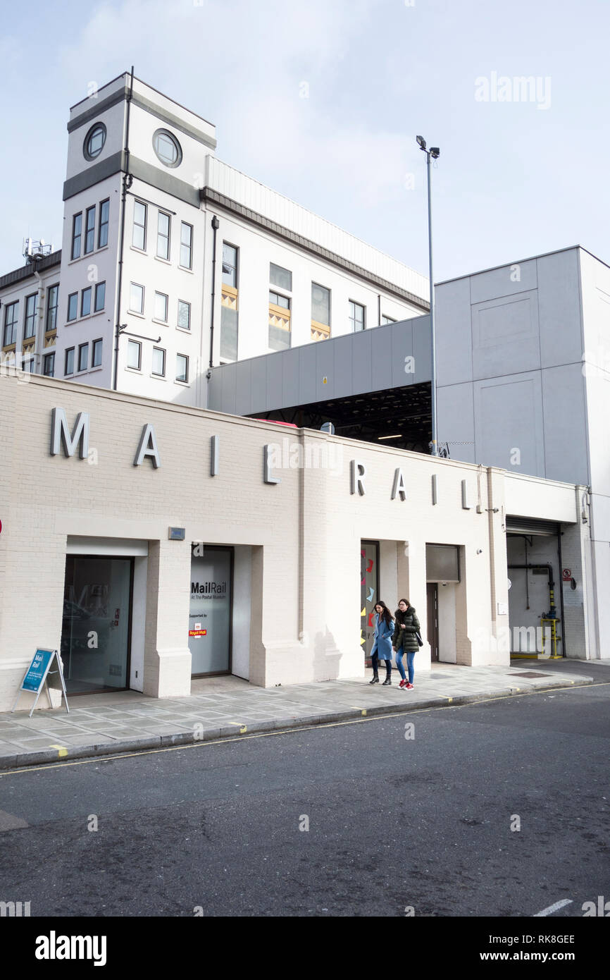 Mail Rail at the The Mount Pleasant Mail Centre, Farringdon Road