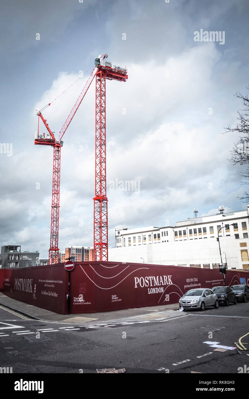 Postmark Taylor Wimpey, Mount Pleasant Mail Centre, Farringdon Road