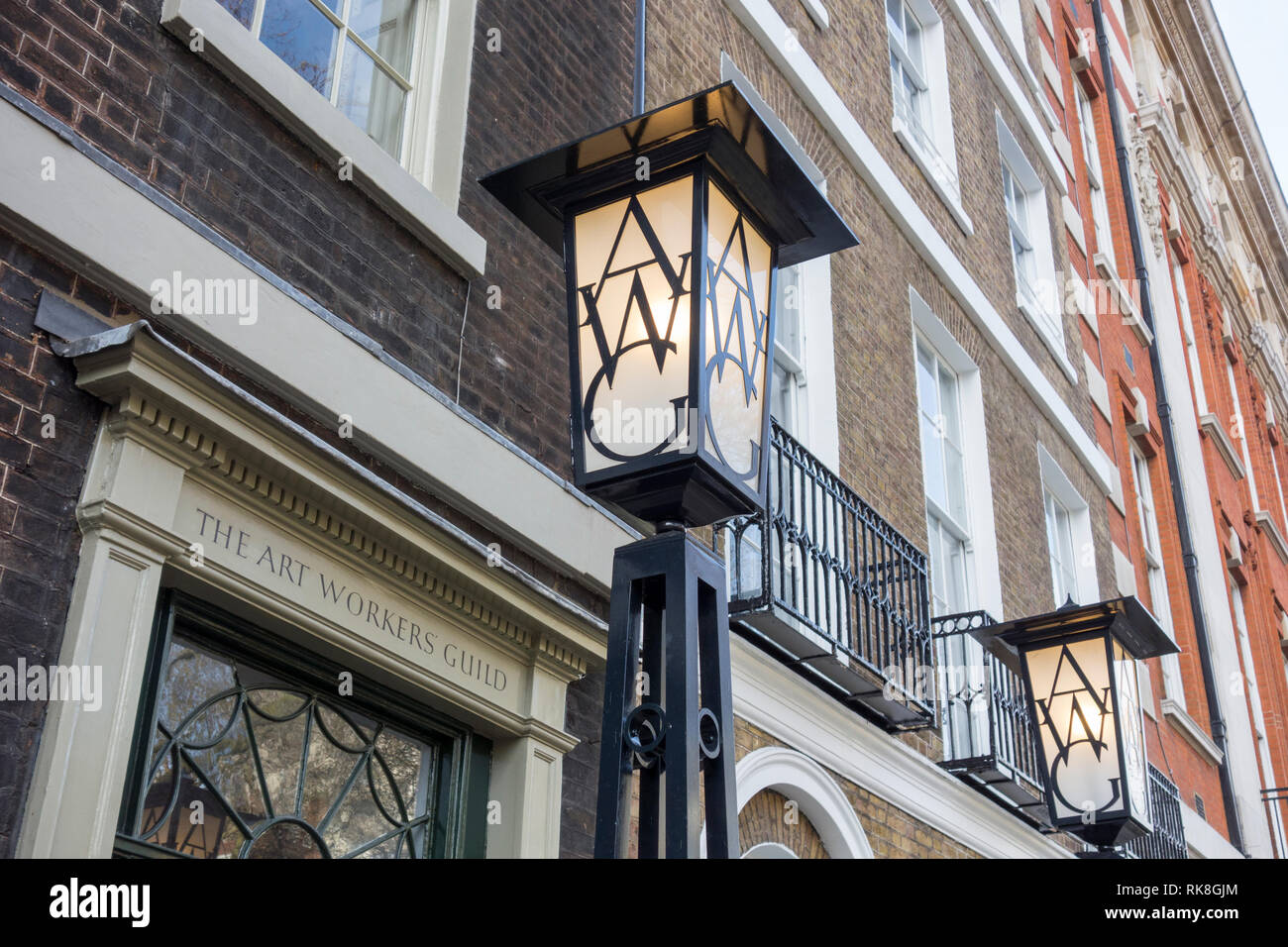 The Art Workers' Guild, Queen Square, Bloomsbury, London, WC1, UK Stock Photo