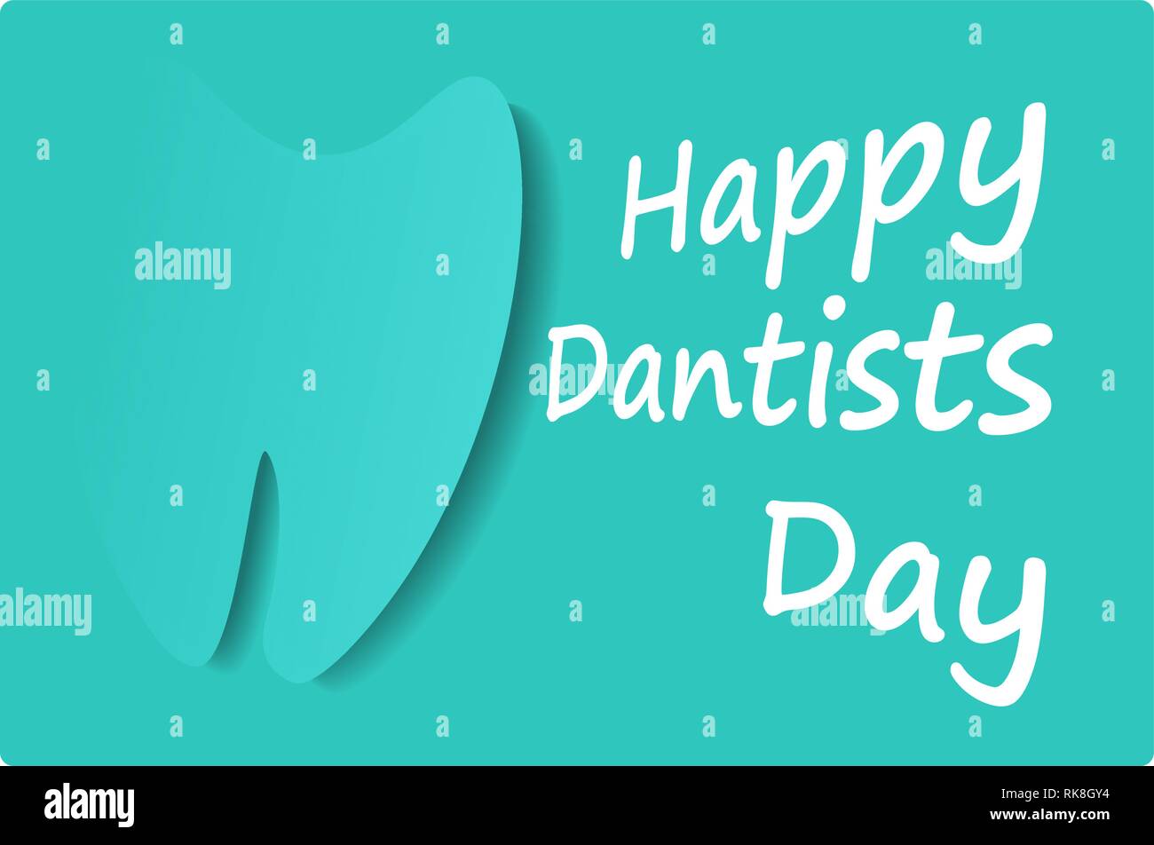 Happy Dentist s Day Logo Vector Template Design Stock Vector Image
