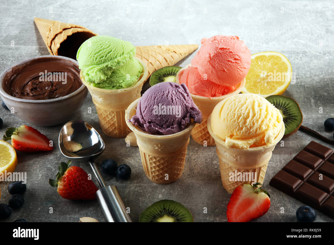 types of ice cream scoops