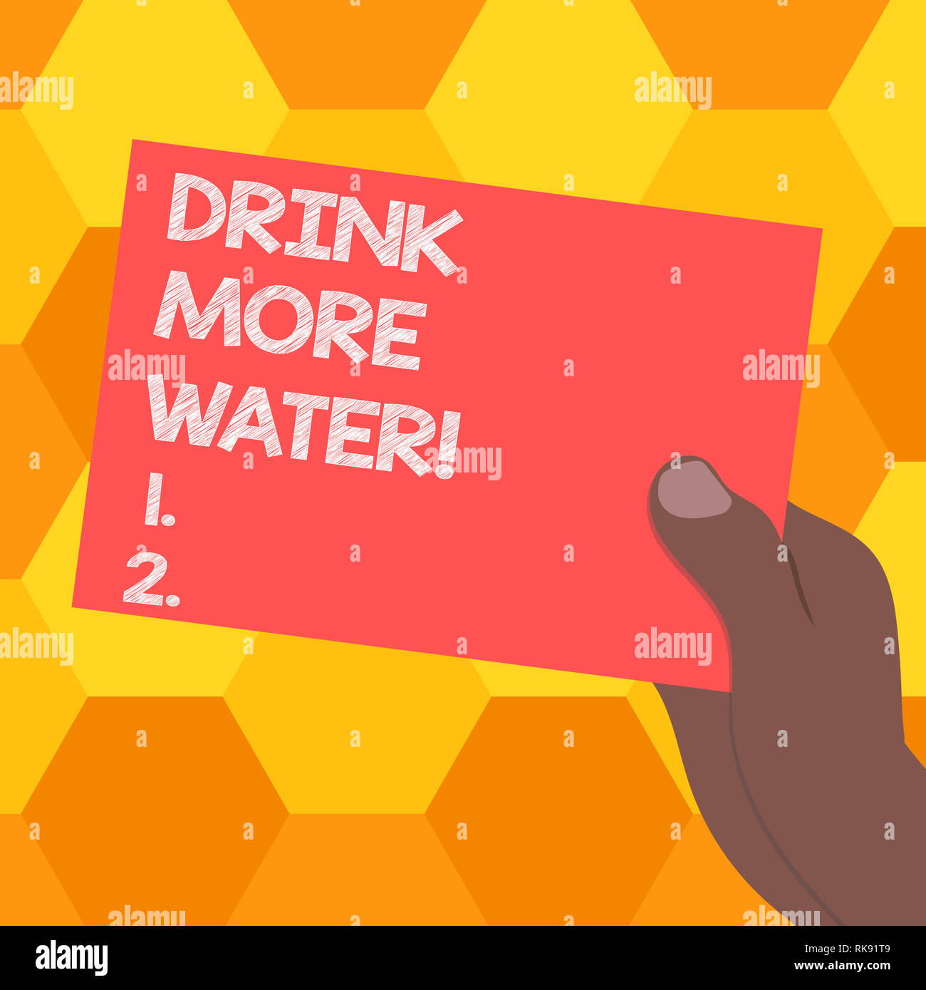 Handwriting text Drink More Water. Concept meaning increase amount of drinking water required