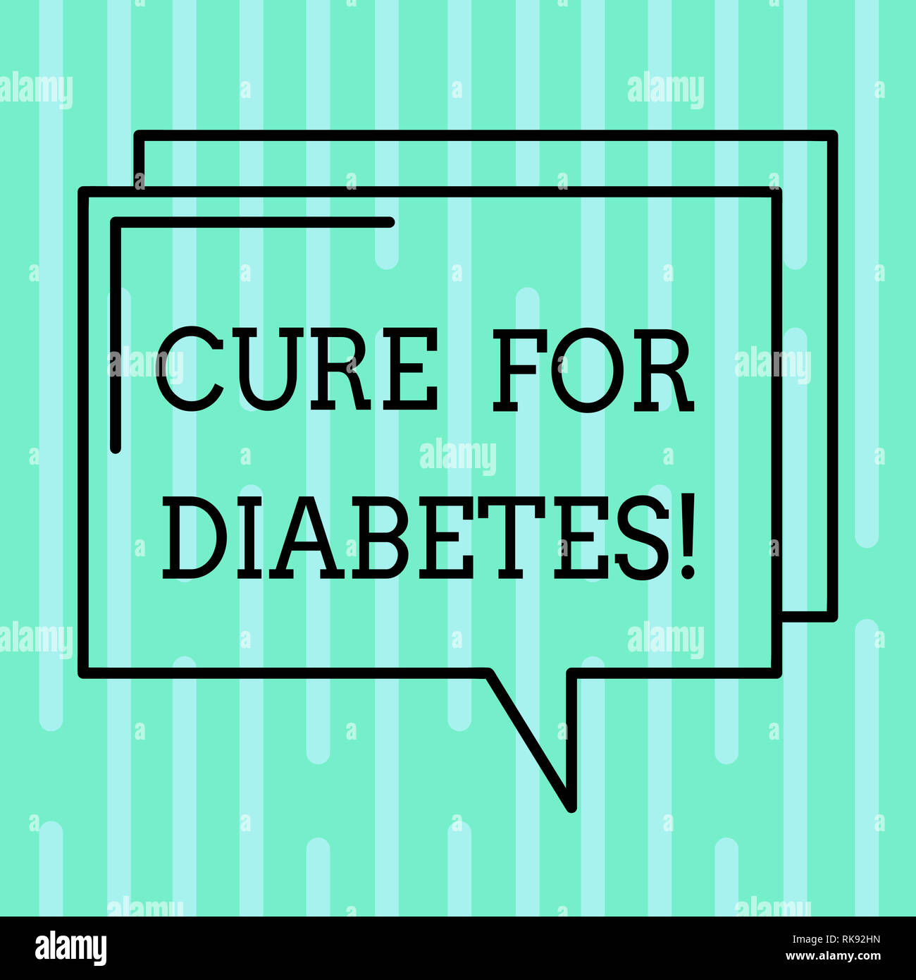 Word writing text Cure For Diabetes. Business concept for improving ...