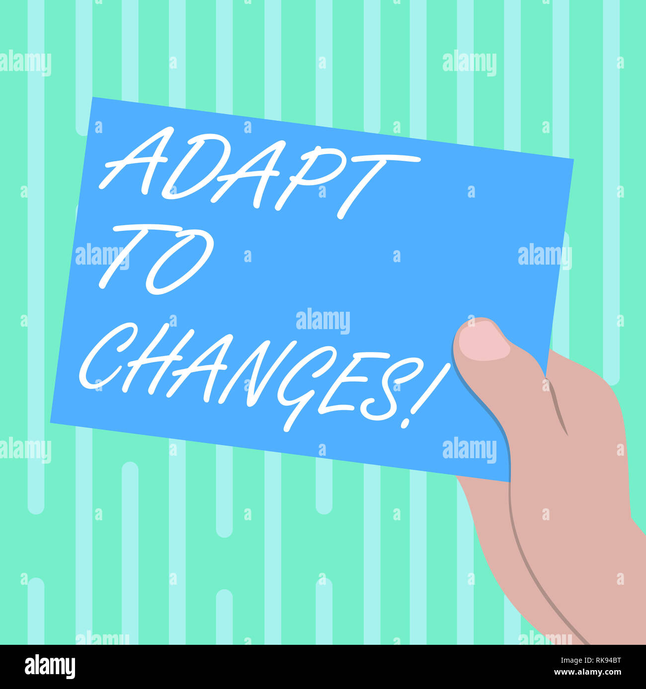 Word writing text Adapt To Changes. Business concept for change your ...