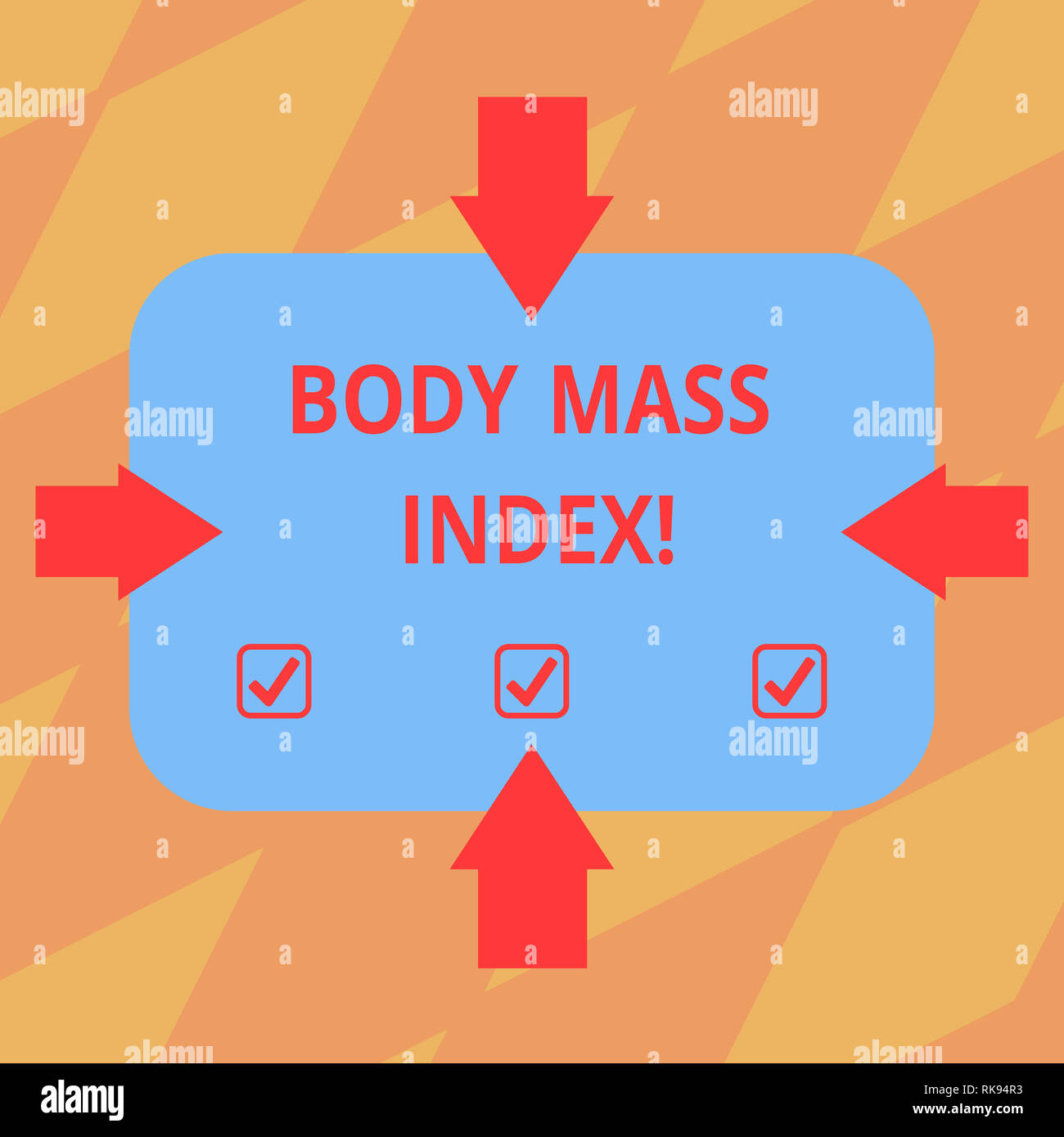 Text sign showing Body Mass Index. Conceptual photo Value derived from ...