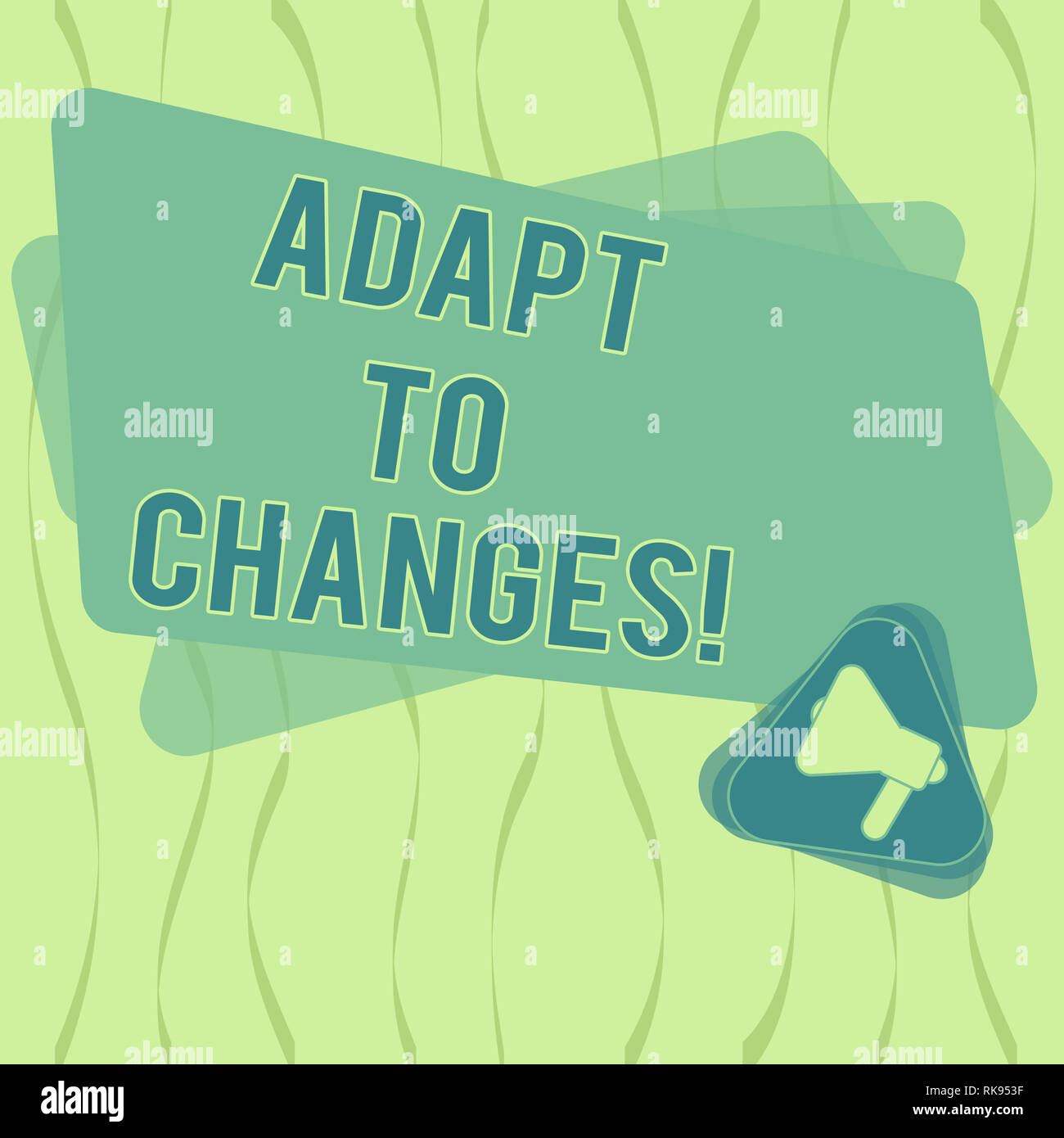 Writing note showing Adapt To Changes. Business photo showcasing change ...