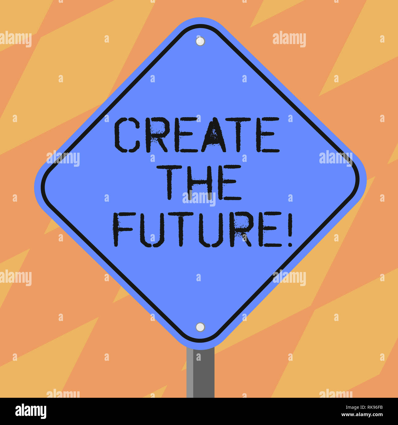 Conceptual Future Warning Sign High Resolution Stock Photography and