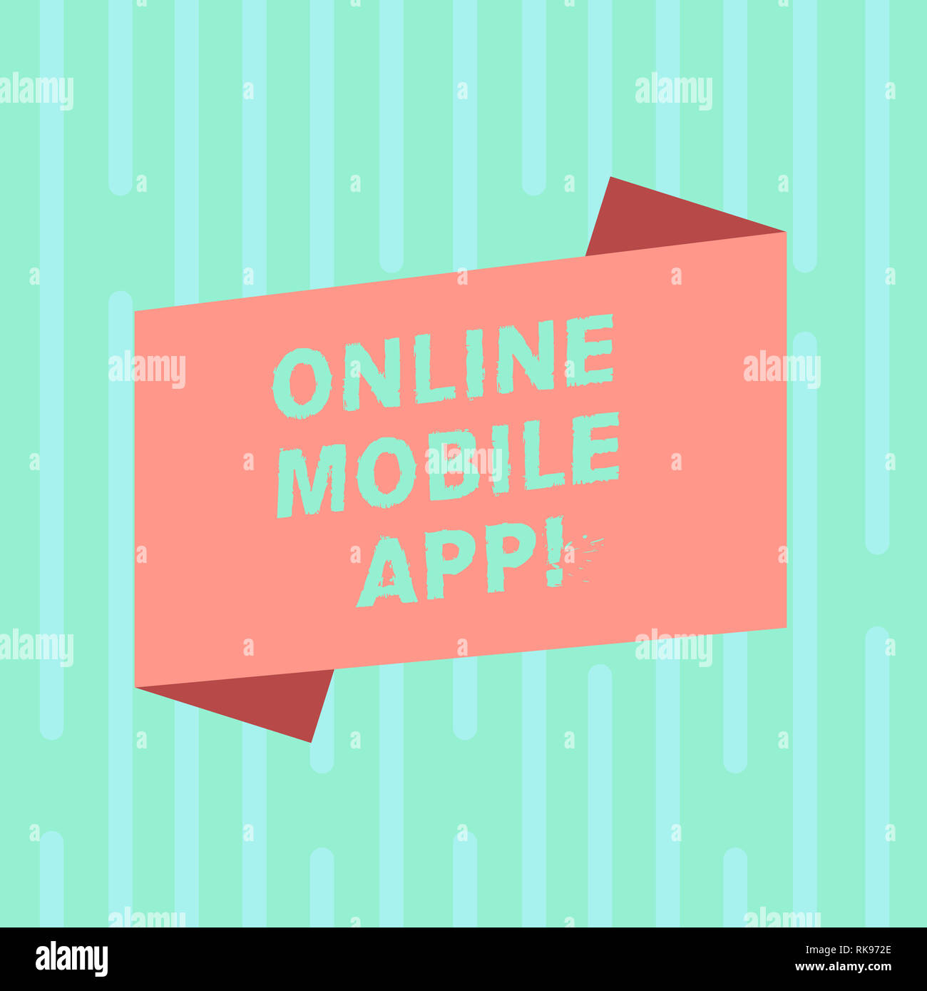 Word Writing Text Online Mobile App Business Concept For