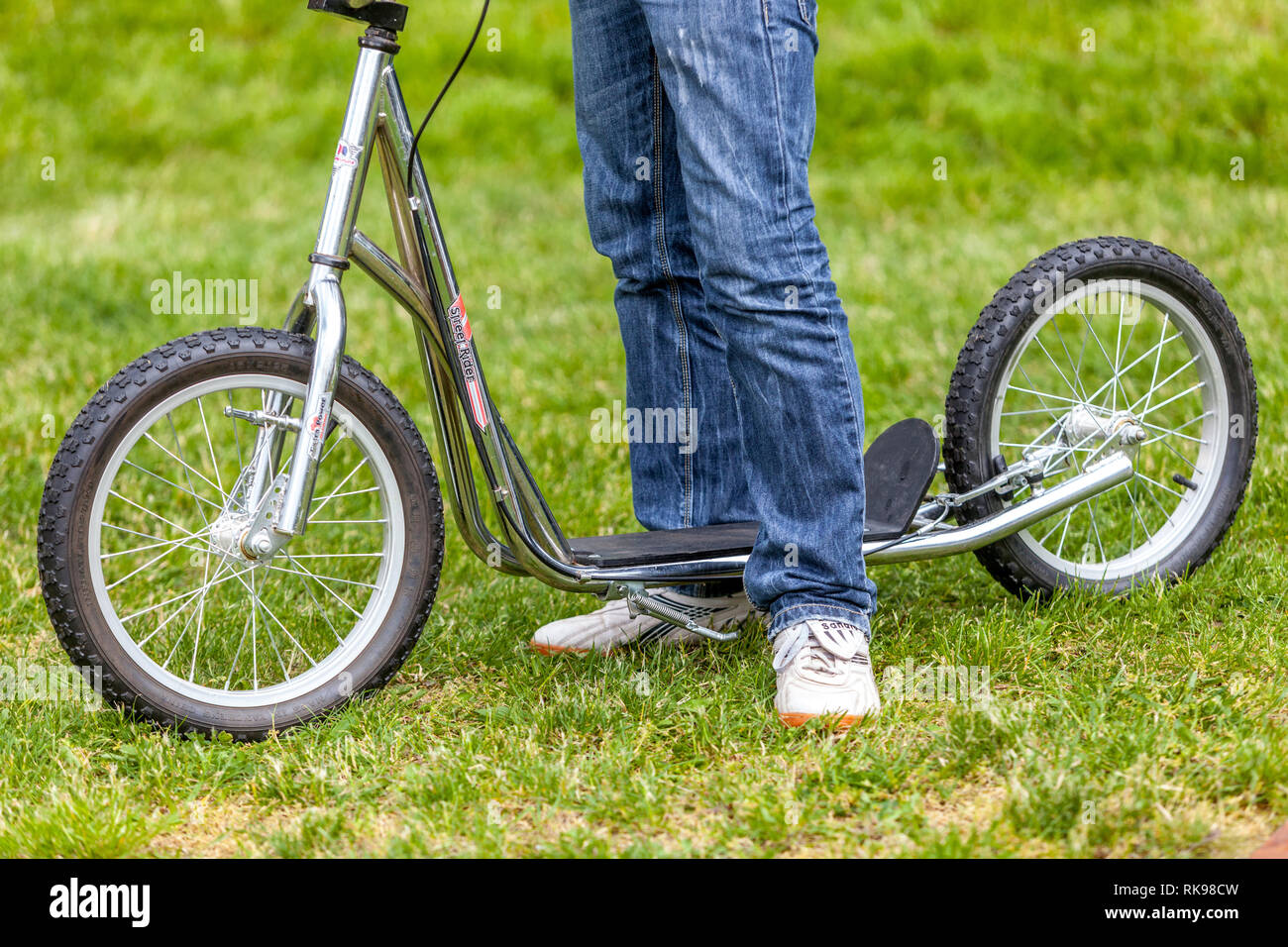 Kick bike hi-res stock photography and images - Alamy