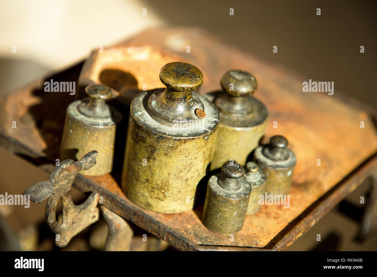 Balance scale weights hi-res stock photography and images - Alamy