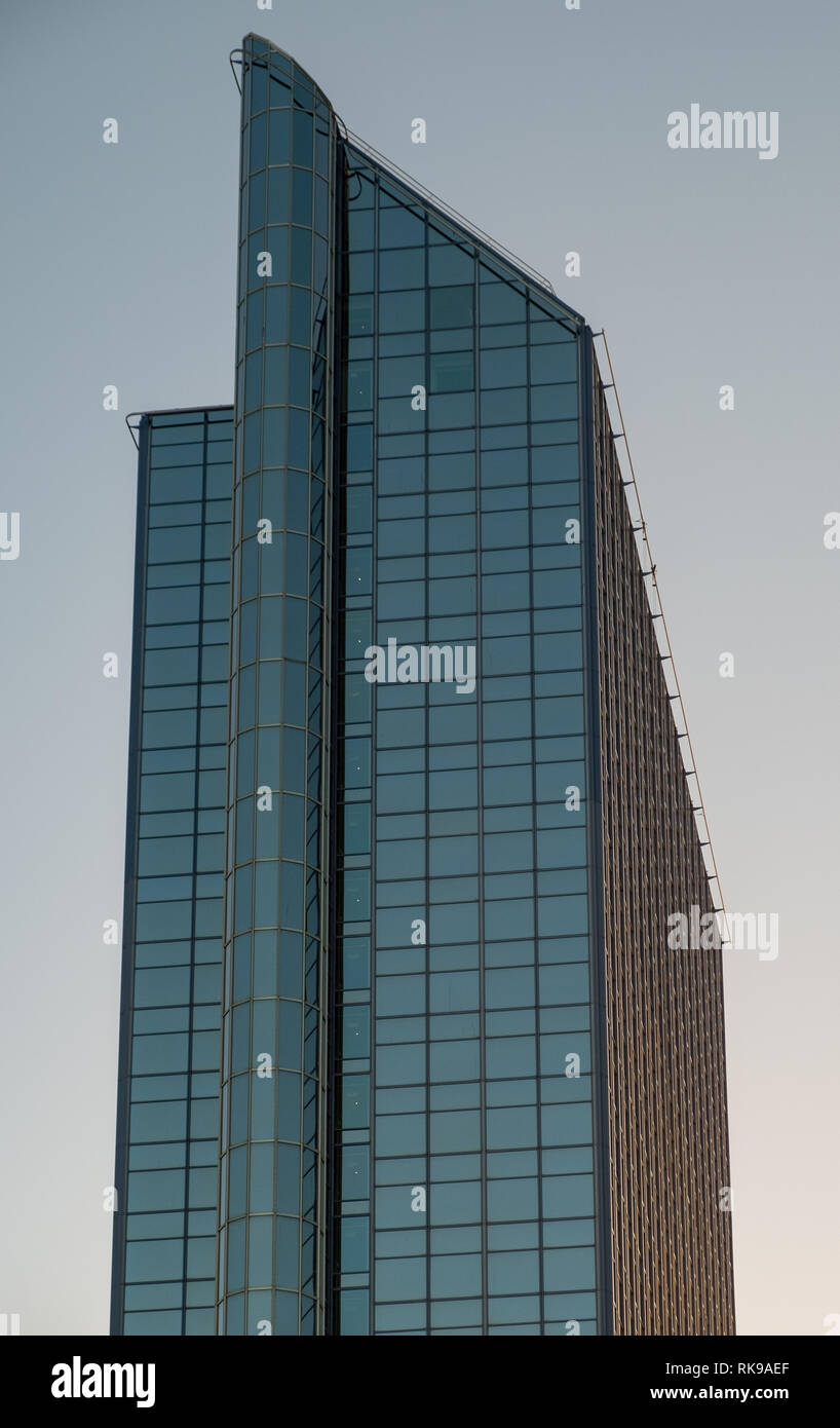 Skyscraper hotel in Oslo Stock Photo