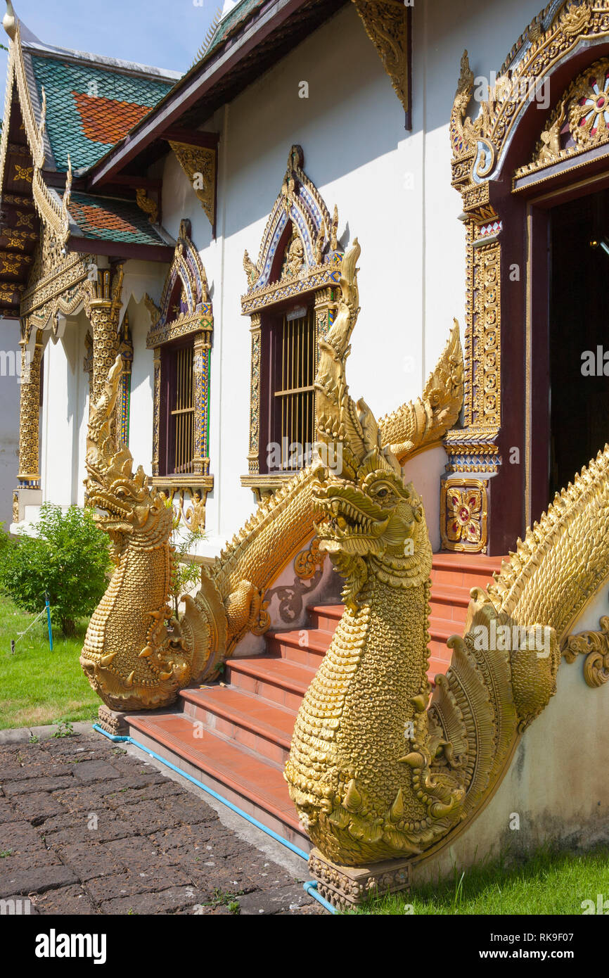 Wat Chiang Man, Chiang Mai, Thailand Stock Photo