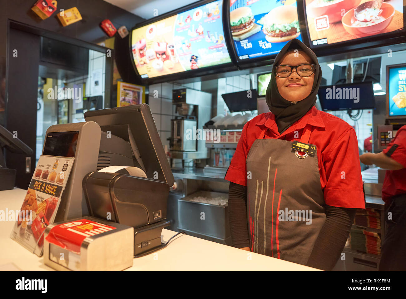 Kuala Lumpur Malaysia May 09 2016 Interior Of Mcdonald S Mcdonald S Is The World S Largest Chain Of Hamburger Fast Food Restaurants Stock Photo Alamy