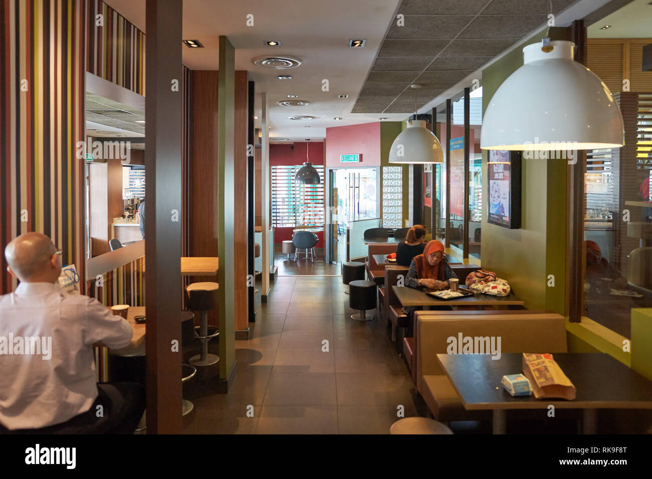 Kuala Lumpur Malaysia May 09 2016 Interior Of Mcdonald S Mcdonald S Is The World S Largest Chain Of Hamburger Fast Food Restaurants Stock Photo Alamy