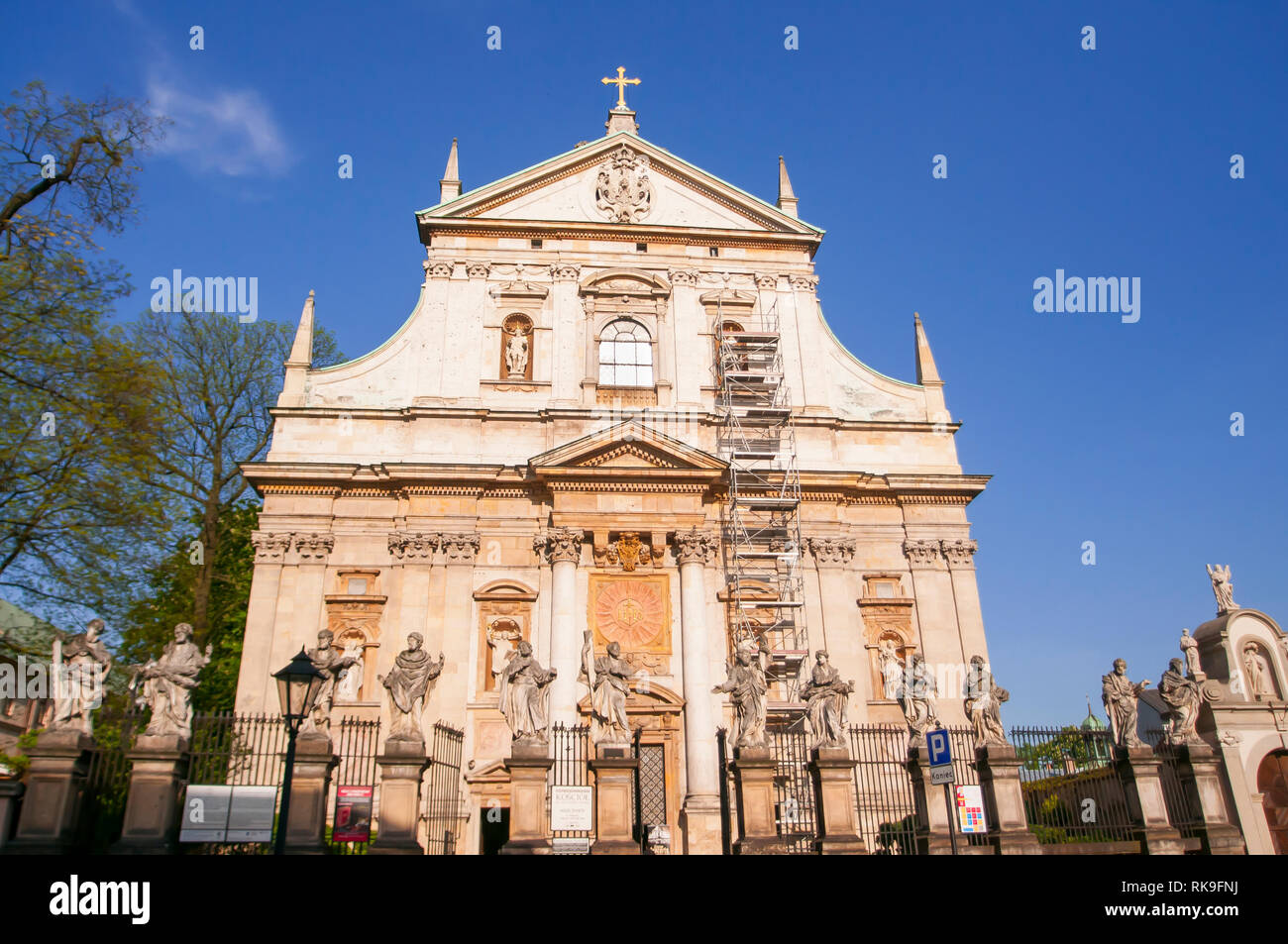 The Church of Saints Peter and Paul (Piotra i Pawla) in the Old Town district of Kraków, Poland Stock Photo