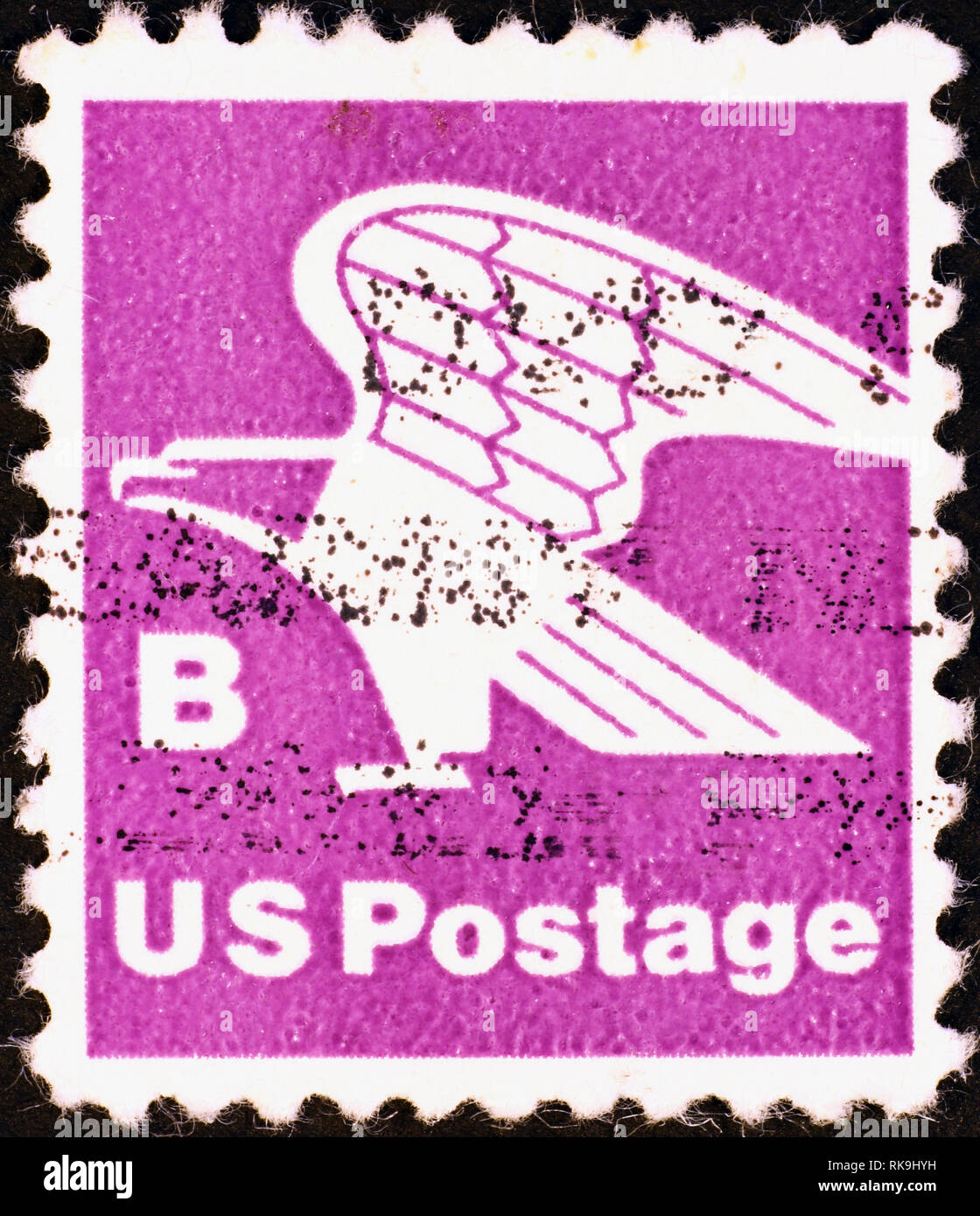 American eagle on us postage stamp Stock Photo Alamy