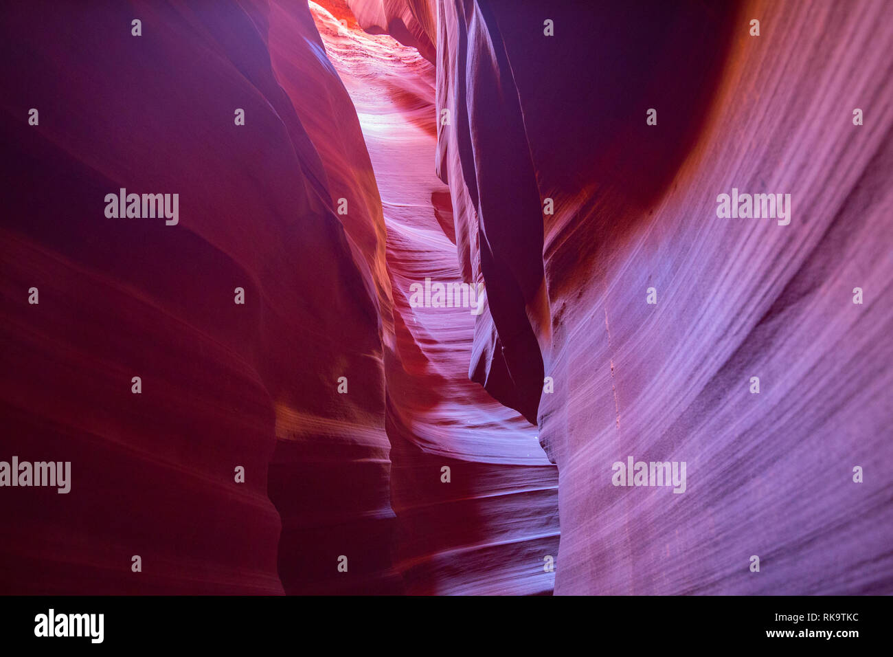 Famous Antelope canyon near Page, Arizona Stock Photo Alamy