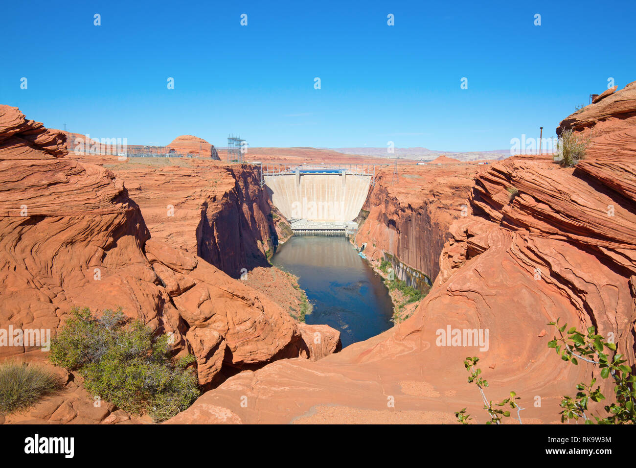Famous Lake Powell (Glenn canyon) near Page, Arizona Stock Photo Alamy
