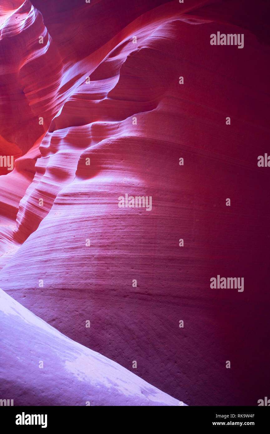 Famous Antelope canyon near Page, Arizona Stock Photo Alamy