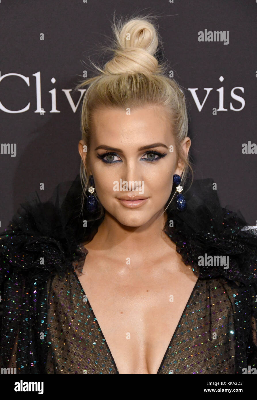 California, USA. . 9th Feb, 2019. 09 February 2019 - Beverly Hills, California - Ashlee Simpson. The Recording Academy And Clive Davis' 2019 Pre-GRAMMY Gala held at the Beverly Hilton Hotel. Photo Credit: Birdie Thompson/AdMedia Credit: Birdie Thompson/AdMedia/ZUMA Wire/Alamy Live News Stock Photo