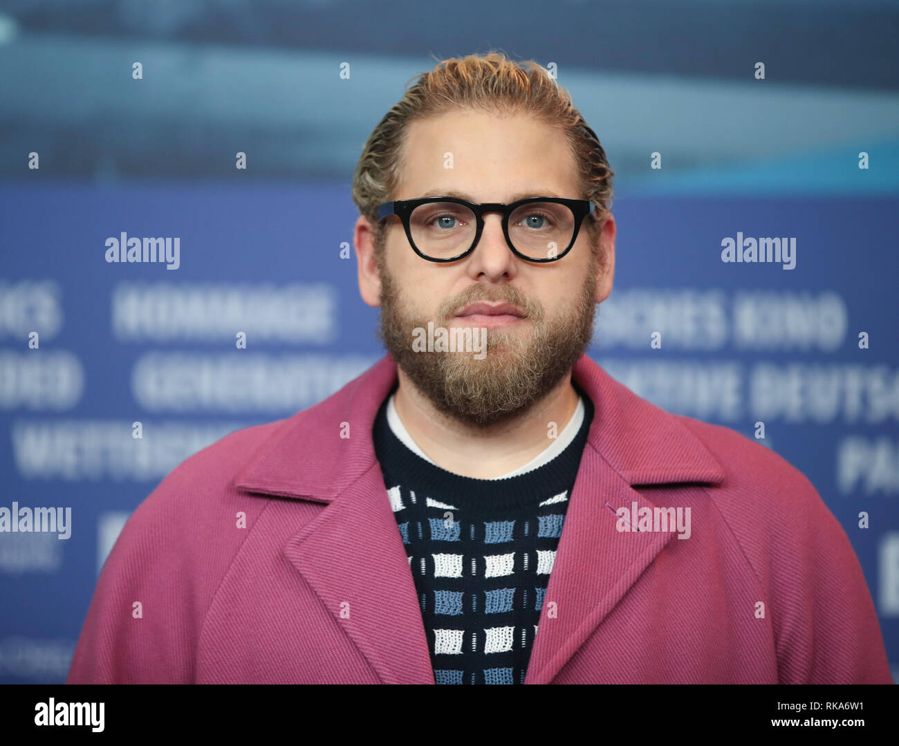 Berlin, Germany. 10th Feb, 2019. 69th Berlinale: Jonah Hill, director, at the press conference of the film 'MID90s'. The film from the USA starts in Panorama. Credit: Christoph Soeder/dpa/Alamy Live News Stock Photo