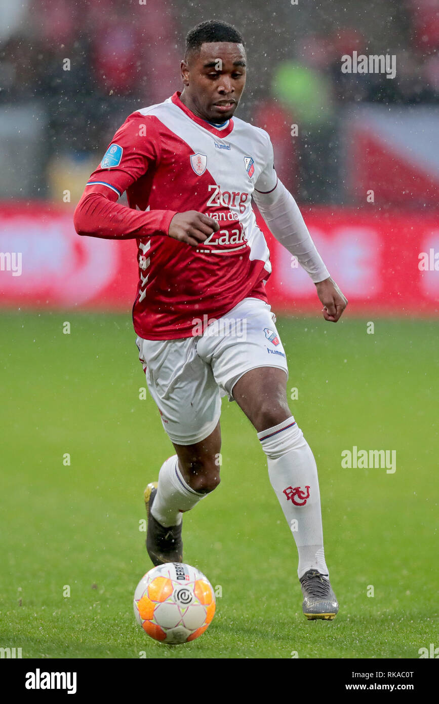 Utrecht Netherlands 10th Feb 2019 Dutch Eredivisie Season 2018 2019 Galgenwaard Stadium Utrecht Player Gyrano Kerk On The Ball During The Game Utrecht Psv Credit Pro Shots Alamy Live News Stock Photo Alamy