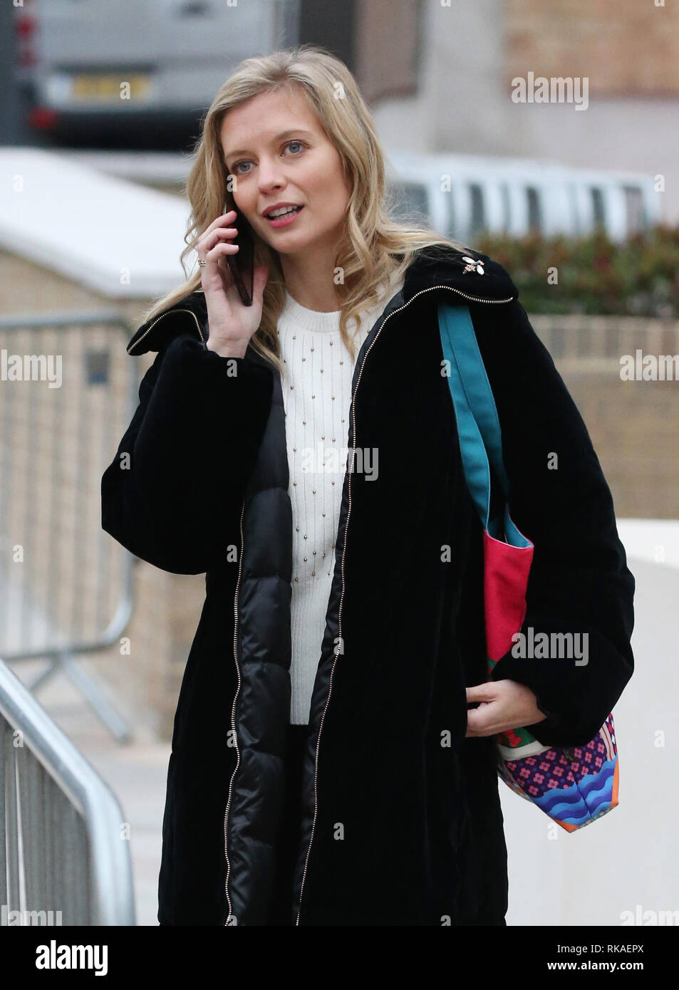 Rachel Riley outside ITV Studios Featuring: Rachel Riley Where: London ...