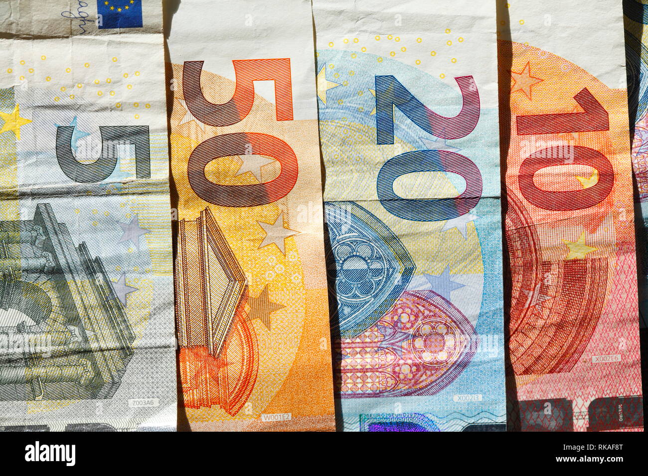 Euro banknotes, Germany- Europe Stock Photo - Alamy