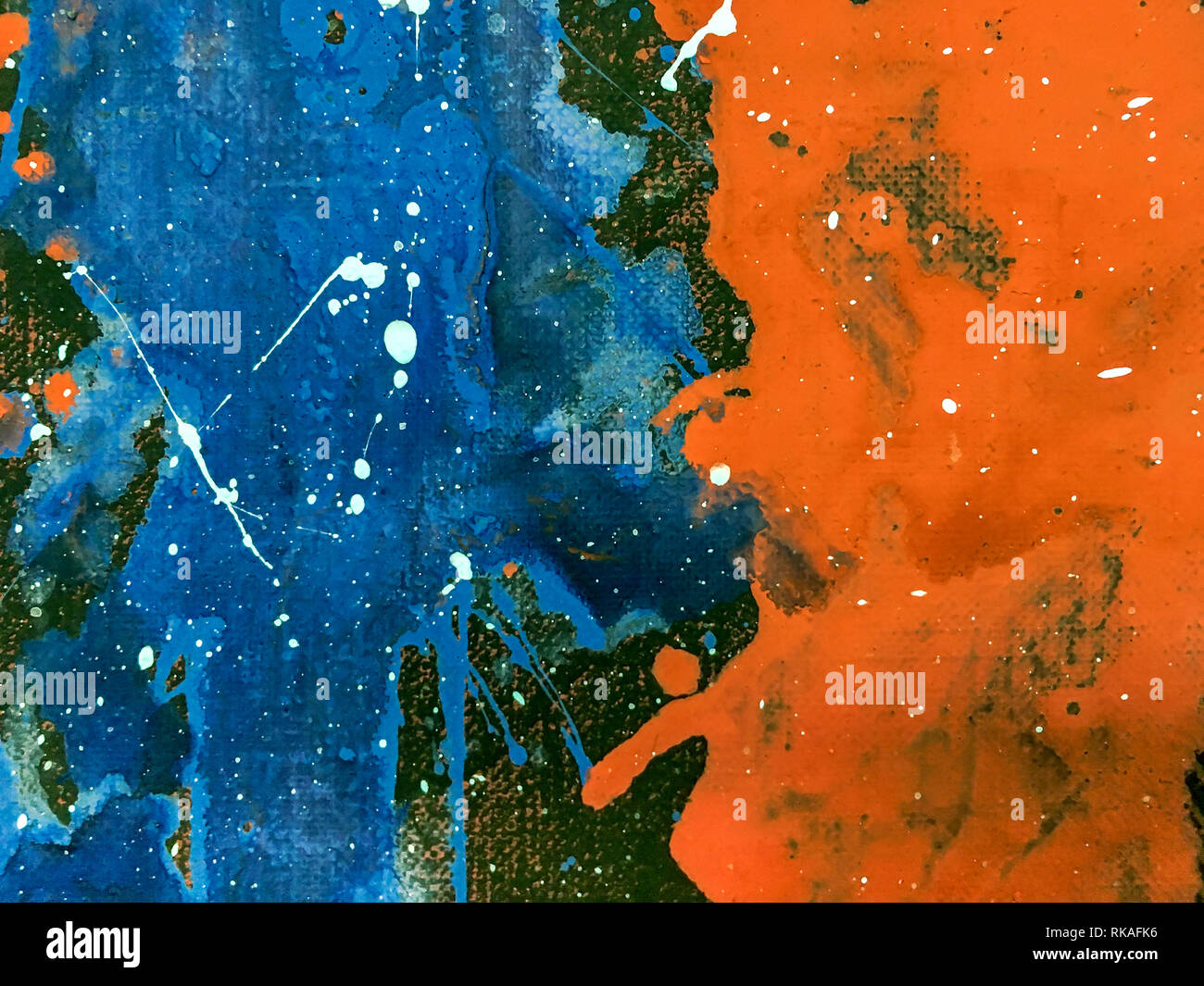 artistic background. hand painted canvas texture, closeup view Stock ...