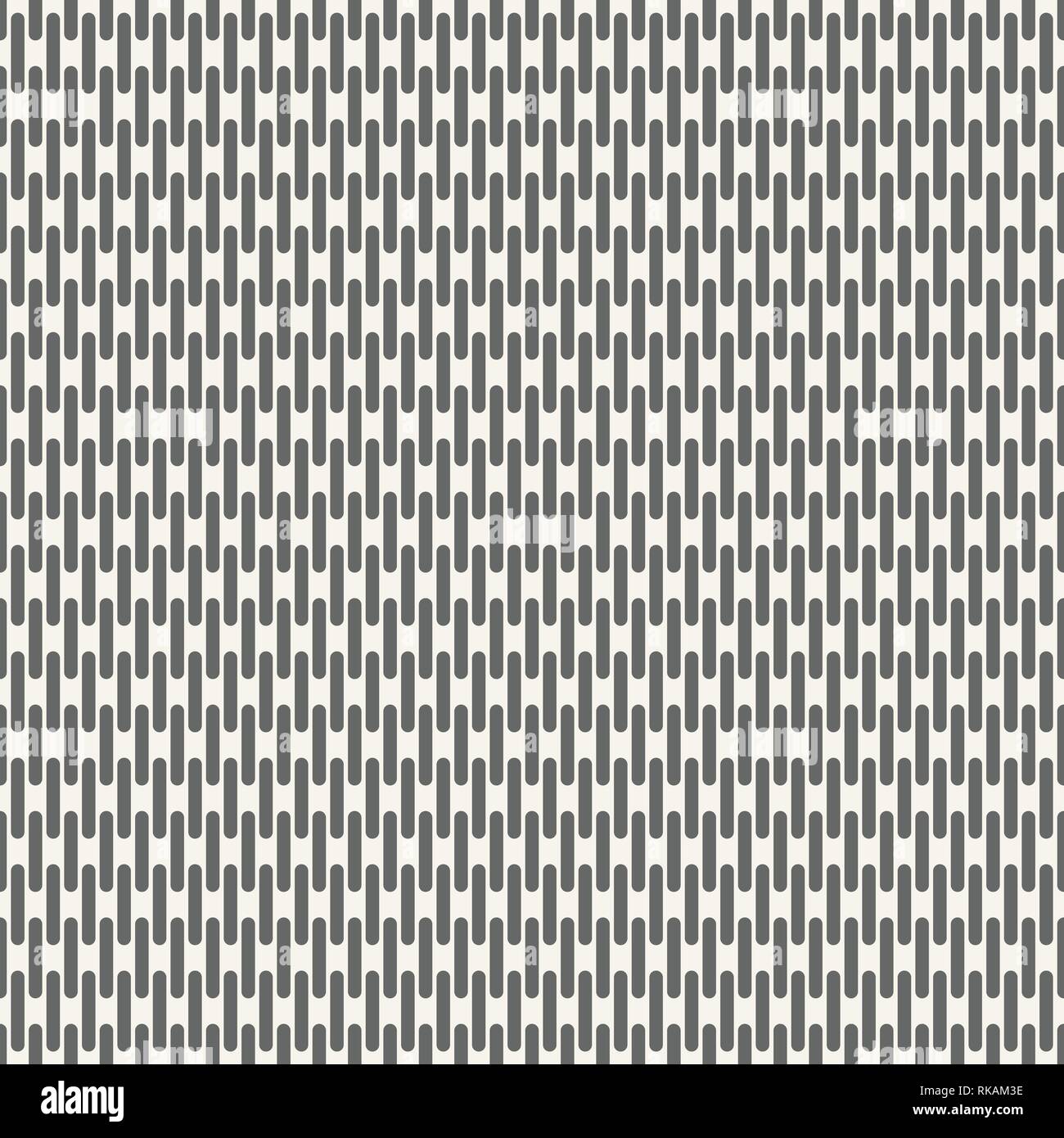 Line Rounded Texture Vector seamless pattern of rounded lines. Abstract endless texture for ...