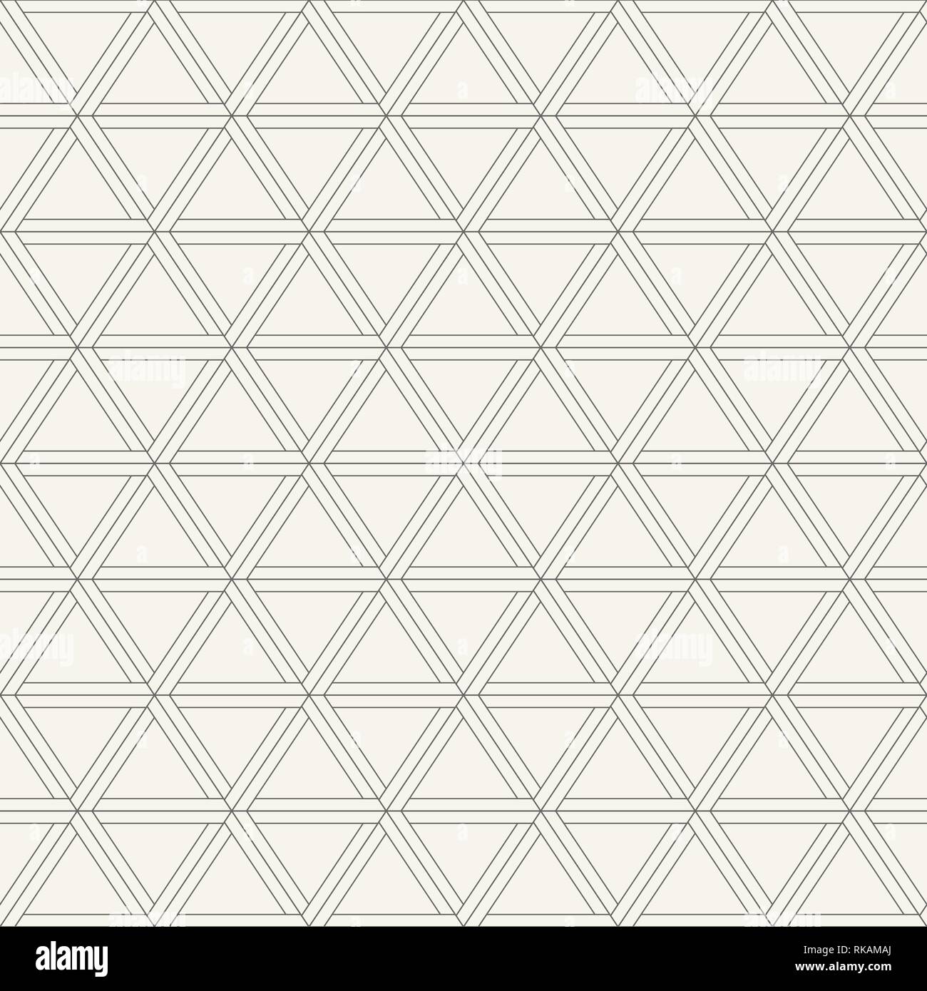 Abstract seamless pattern of color triangles. Modern stylish