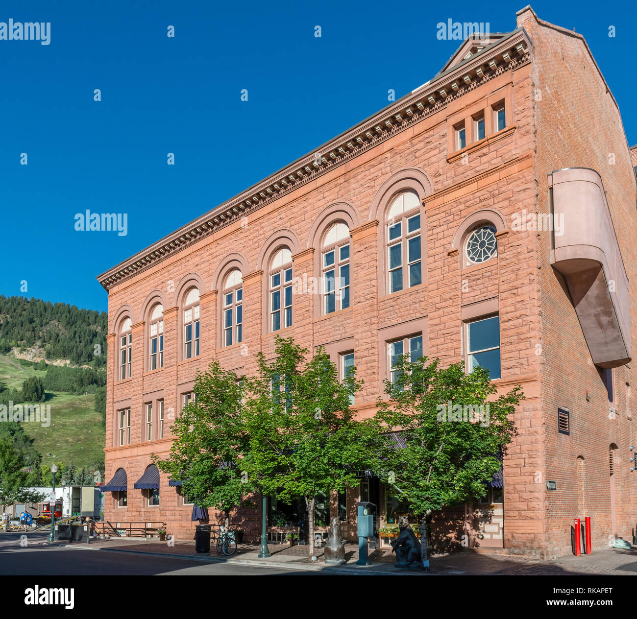 Wheeler Opera House, Aspen, Colorado, USA Stock Photo