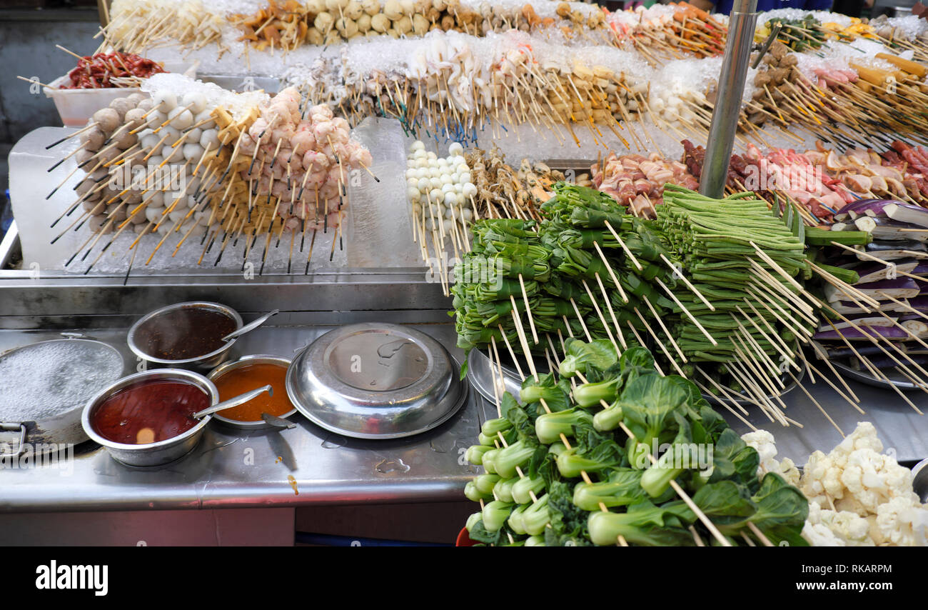 famous street food in kuala lumpur,malaysia Stock Photo - Alamy
