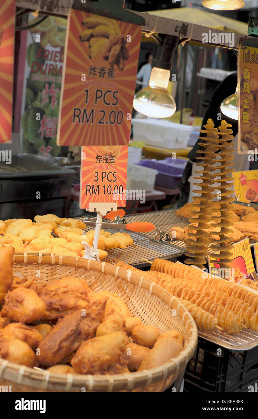 famous street food in kuala lumpur,malaysia Stock Photo - Alamy
