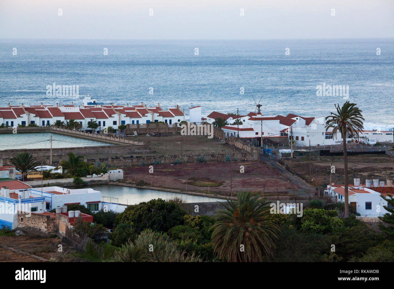 Landscape of the northern coast of Gran Canaria, Agaete - Stock Image