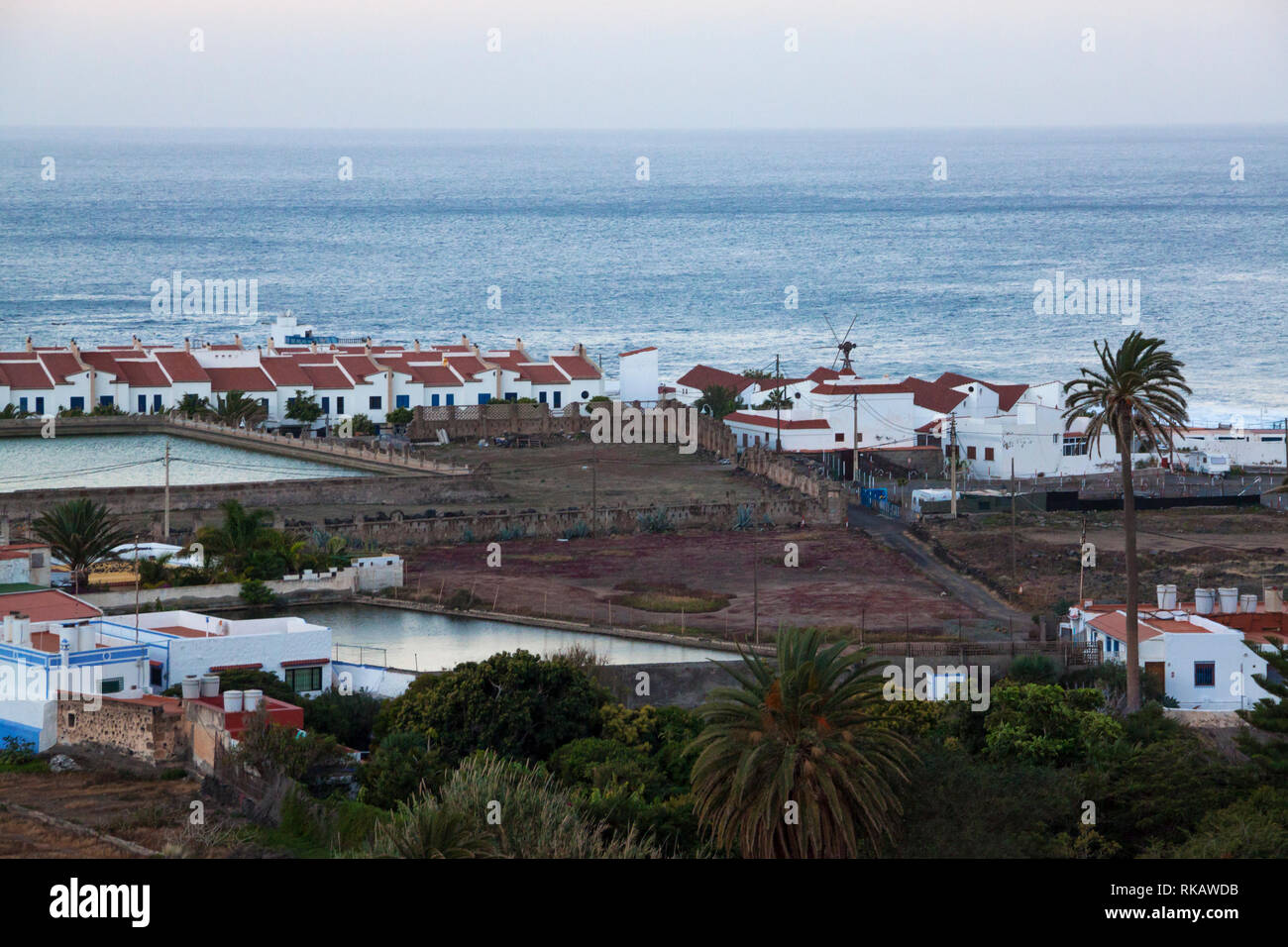 Landscape of the northern coast of Gran Canaria, Agaete Stock Photo
