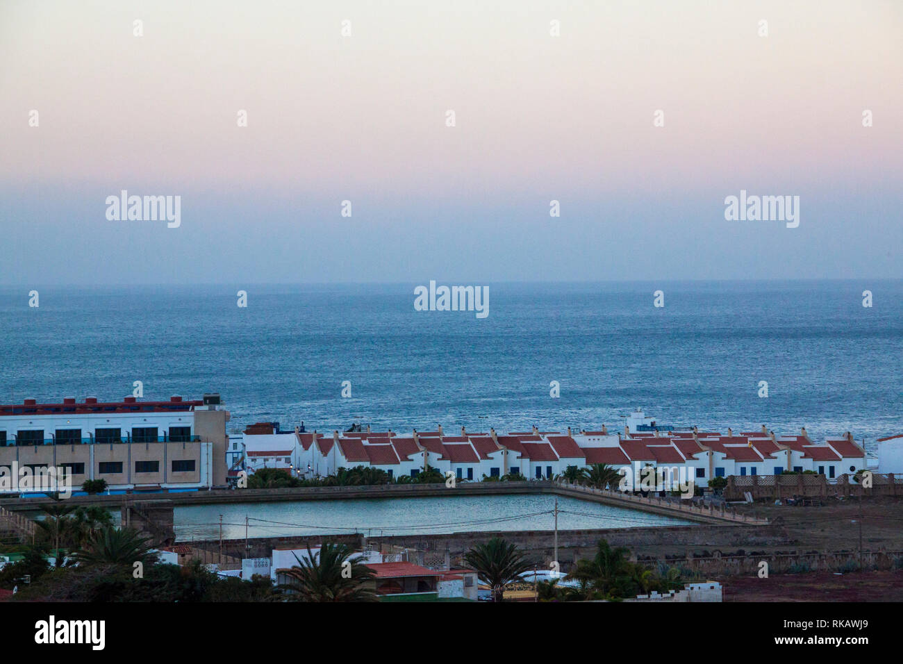 Landscape of Agaete, Gran Canaria, Spain - Stock Image