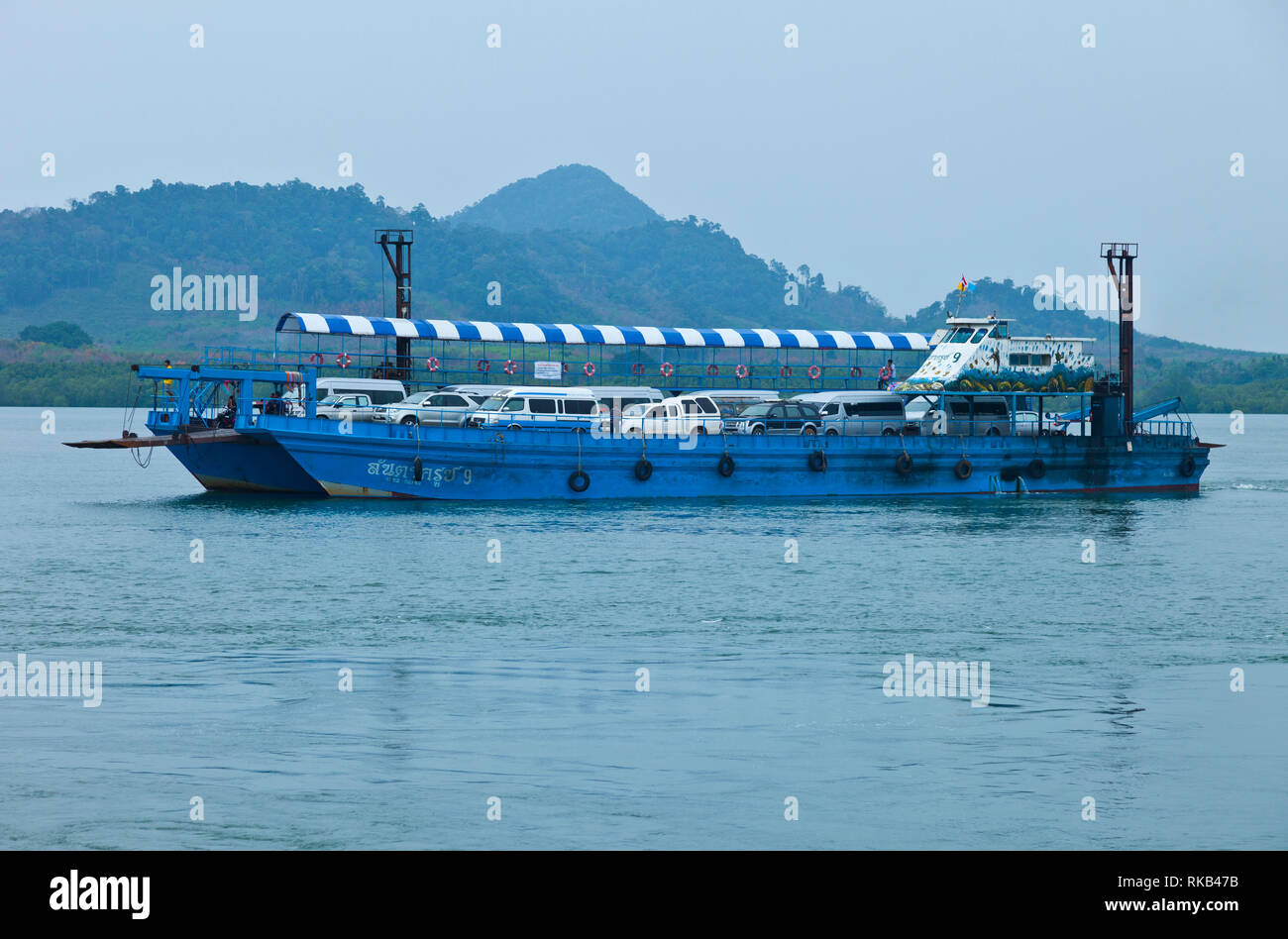 Koh Lanta ferry. Krabi province, Andaman Sea, Thailand, Asia Stock Photo Alamy