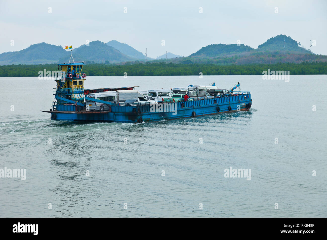 Koh Lanta ferry. Krabi province, Andaman Sea, Thailand, Asia Stock Photo Alamy