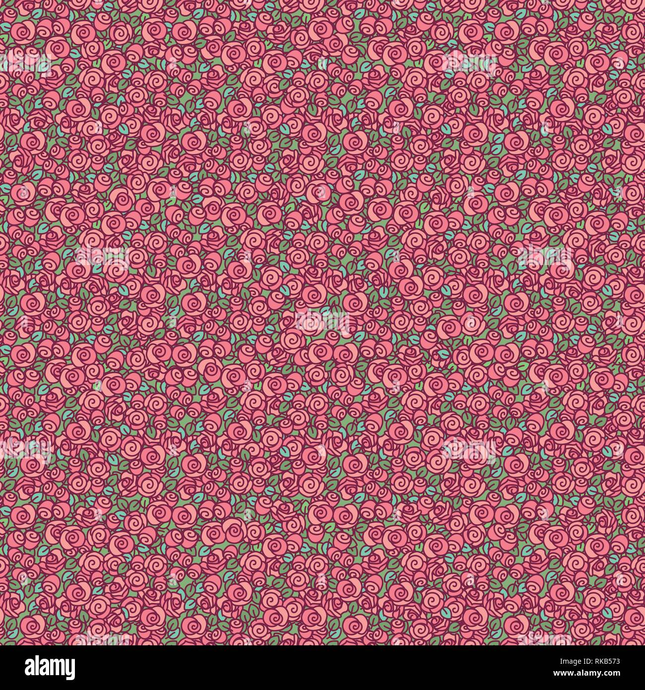 vector seamless pattern Little Princess paper art Stock Vector Image ...