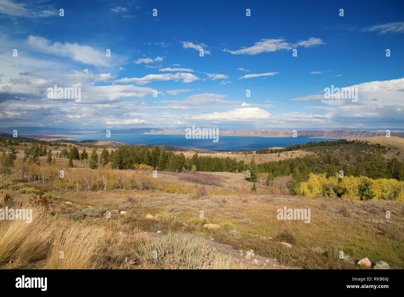 Bear lake, Utah Idaho border, USA Stock Photo Alamy