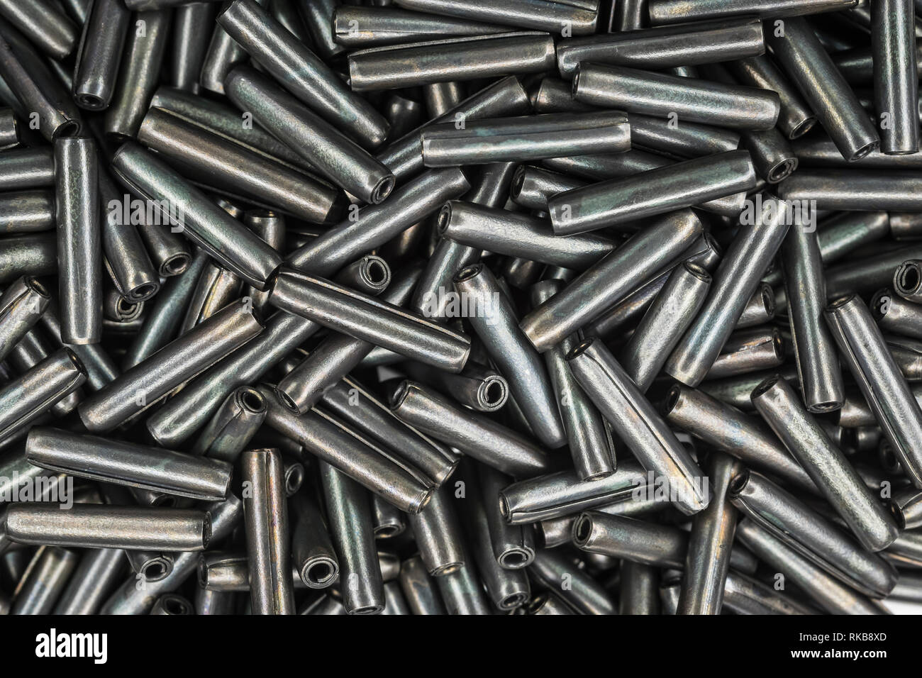 hardened industrial connection pins Stock Photo Alamy