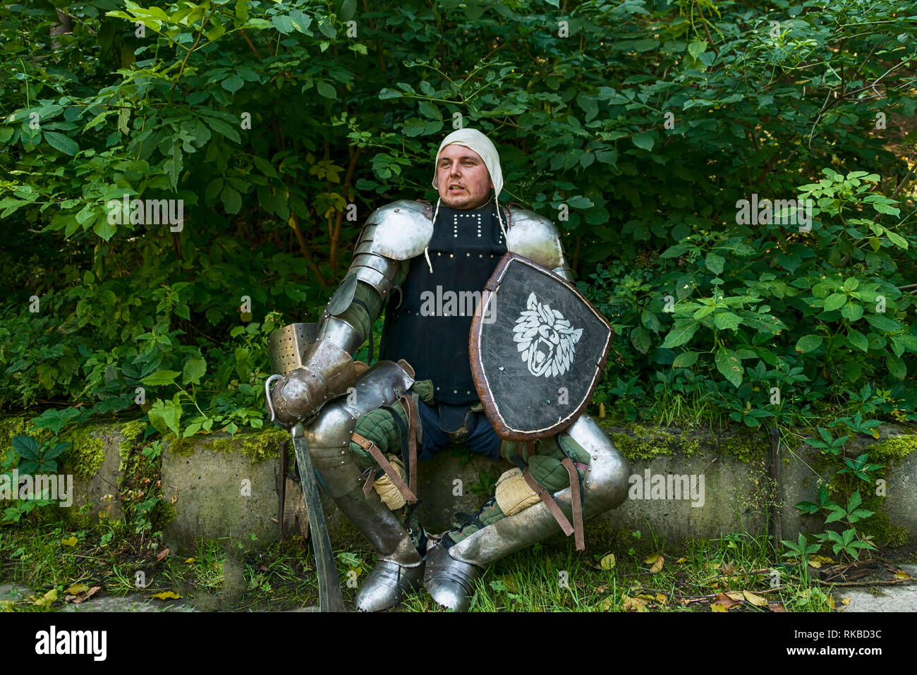 Lviv , Ukraine – august , 04, 2018: Festival of medieval history and ...