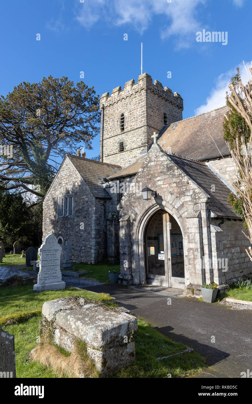 St Petroc's Parish Church, South Brent, Devon, England Stock Photo Alamy