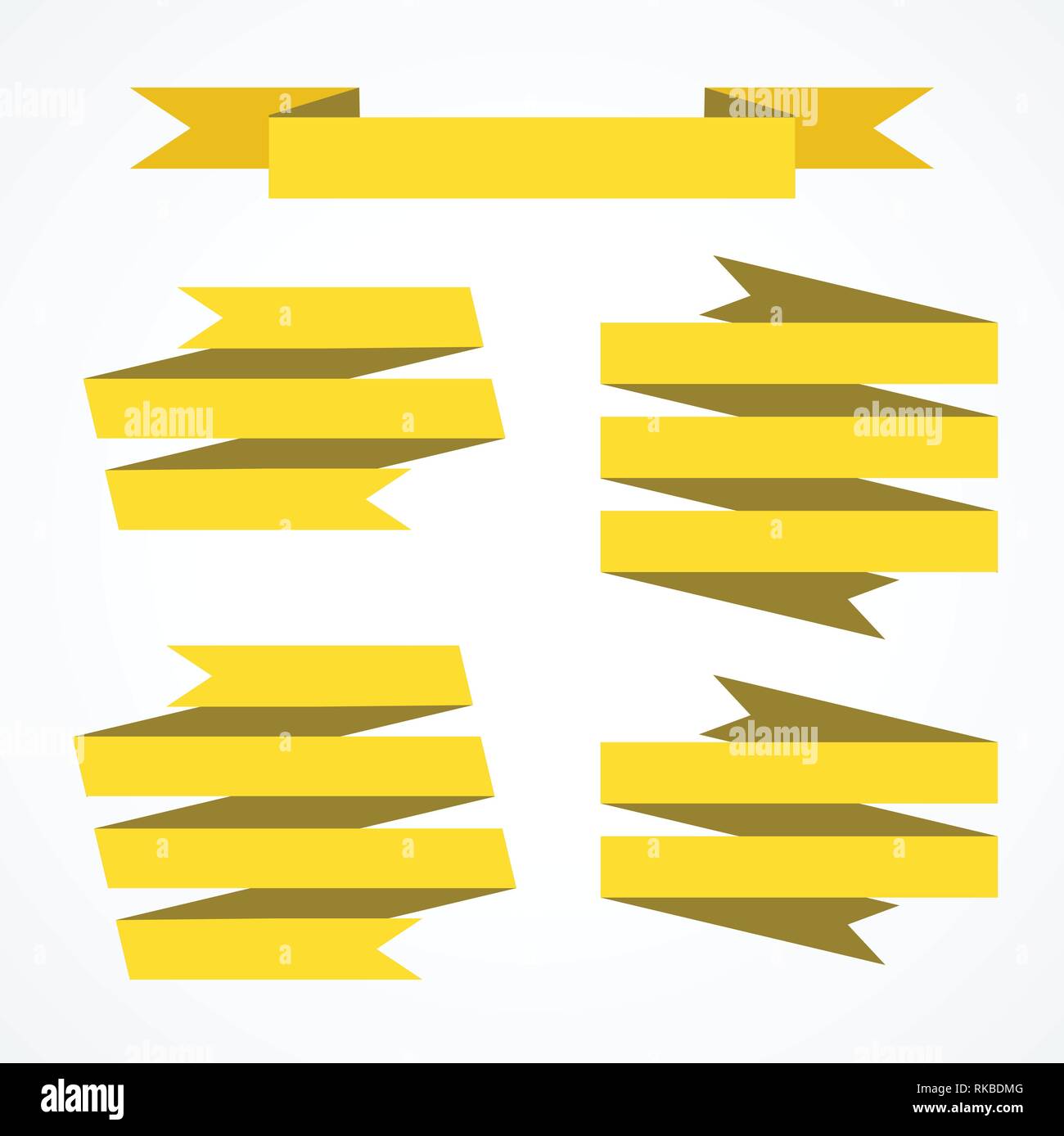 The yellow ribbon Stock Vector Images Alamy